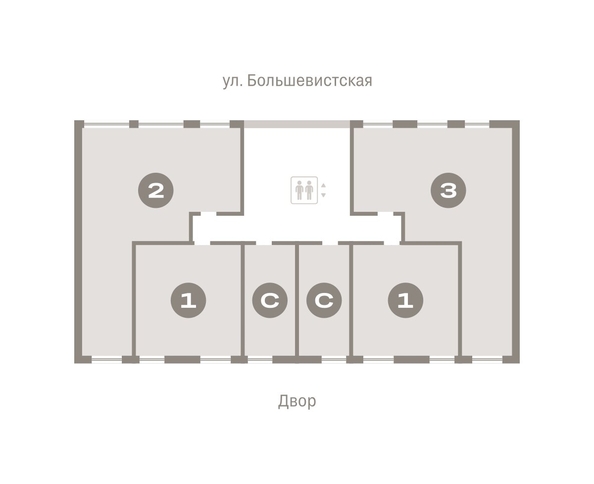 
   Продам 2-комнатную, 82.2 м², Европейский берег, дом 44

. Фото 1.