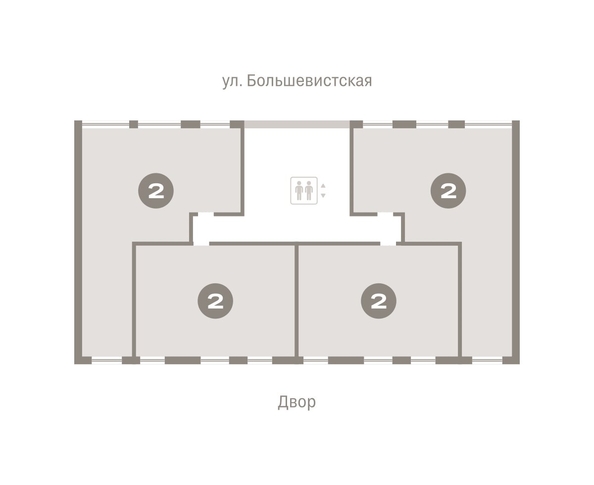 
   Продам 2-комнатную, 135.7 м², Европейский берег, дом 44

. Фото 1.