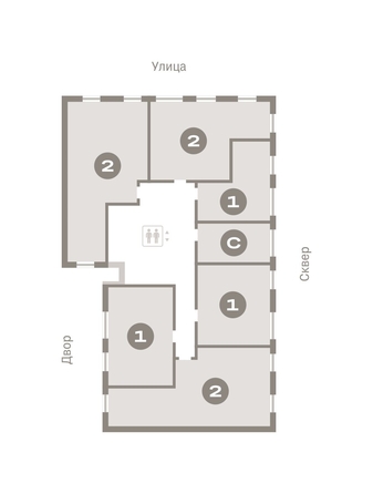 
   Продам 1-комнатную, 41.68 м², Пшеница, дом 4

. Фото 12.