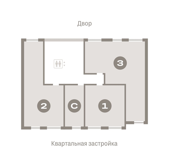 
   Продам 3-комнатную, 84.61 м², Европейский берег, дом 49

. Фото 1.