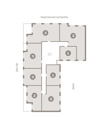 
   Продам 2-комнатную, 109.32 м², Европейский берег, дом 49

. Фото 1.