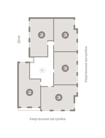 
   Продам 3-комнатную, 129.52 м², Европейский берег, дом 49

. Фото 1.