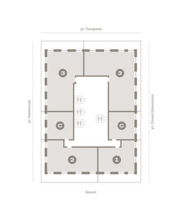 
   Продам студию, 45.57 м², Мылзавод, дом 8

. Фото 13.