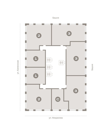 
   Продам 3-комнатную, 91.1 м², Мылзавод, дом 9

. Фото 1.