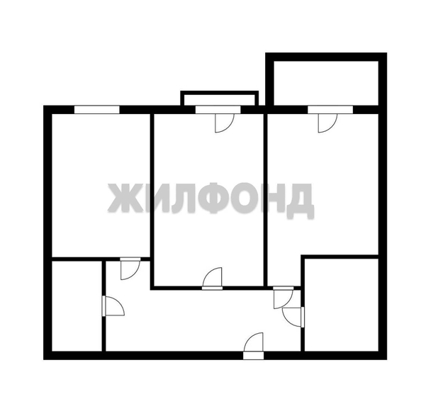 
   Продам 2-комнатную, 55.3 м², Охотская ул, 88

. Фото 19.