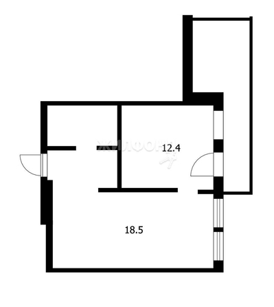 
   Продам 2-комнатную, 40 м², 3-й микрорайон, 2

. Фото 2.