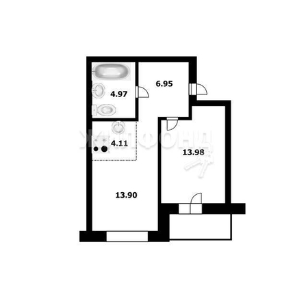 
   Продам 2-комнатную, 43.8 м², Красный пр-кт, 167/4

. Фото 30.