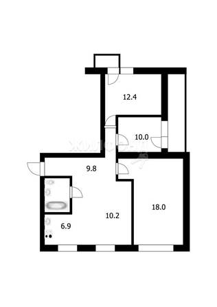 
   Продам 3-комнатную, 68.6 м², Выставочная ул, 32/1

. Фото 1.