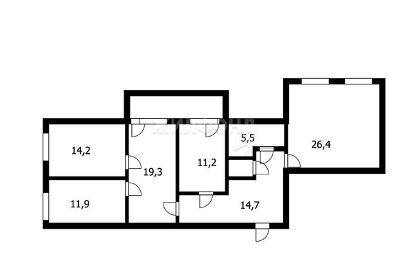 
   Продам 4-комнатную, 105.6 м², Невельского ул, 57/1

. Фото 39.