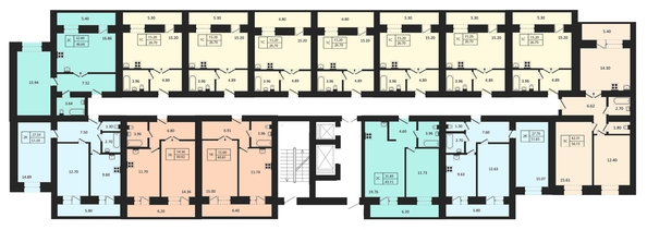 
   Продам 2-комнатную, 43.15 м², Юности ул, 9

. Фото 1.