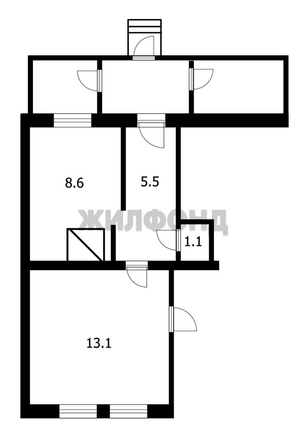 
   Продам дом, 28.3 м², Бердск

. Фото 7.
