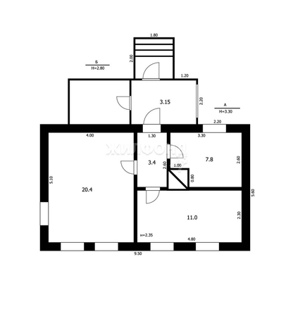 
   Продам дом, 42.6 м², Сарапулка

. Фото 16.