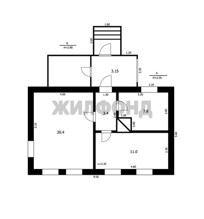 
   Продам дом, 42.6 м², Сарапулка

. Фото 16.