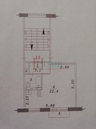 
  Сдам в аренду 1-комнатную квартиру, 28 м², Новосибирск

. Фото 10.