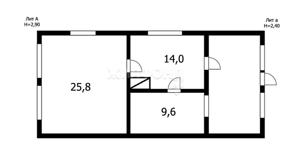 
   Продам дом, 49.4 м², Каменка

. Фото 1.