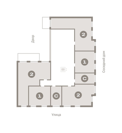 
   Продам 2-комнатную, 96.7 м², Лебедевский квартал, дом 1

. Фото 16.