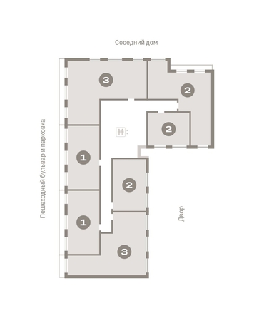 
   Продам 2-комнатную, 68.6 м², Лебедевский квартал, дом 1

. Фото 16.