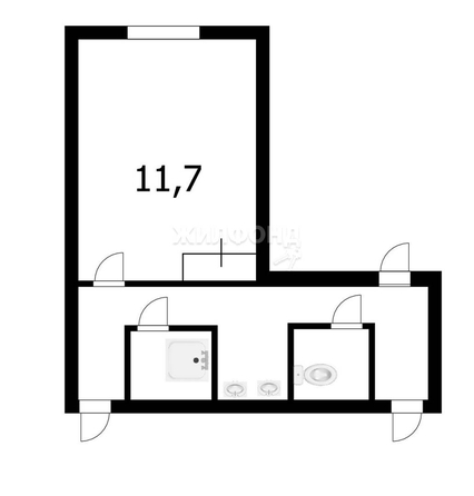 
   Продам комнату, 11.7 м², Горбольницы тер, 1

. Фото 8.