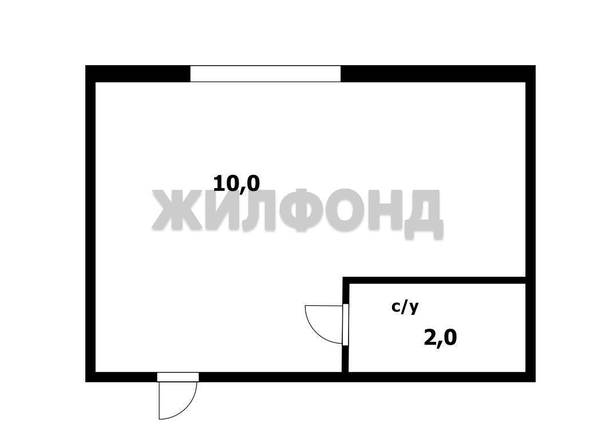 
  Продается комната, 12 м², Есенина ул, д. 12
. Фото 2.