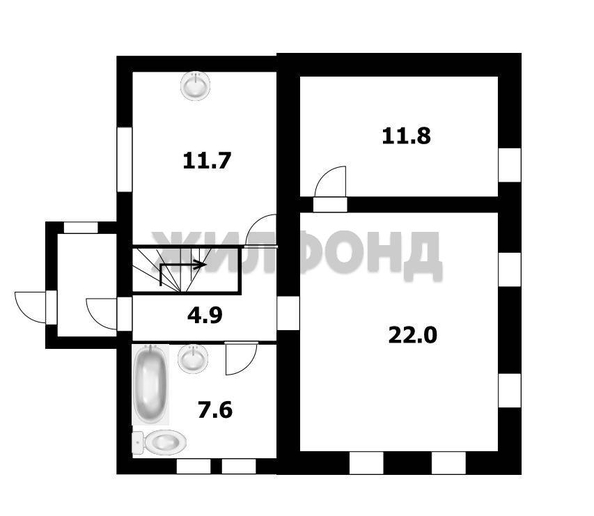 
   Продам дом, 94.4 м², Новосибирск

. Фото 24.
