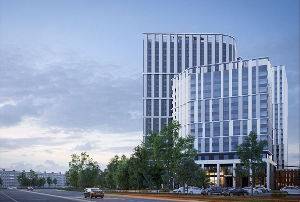 
  Продается 1-комнатный апартамент, 42.91 м², БЦ АЭРОН, Бизнес-центр класса А
. Фото 9.