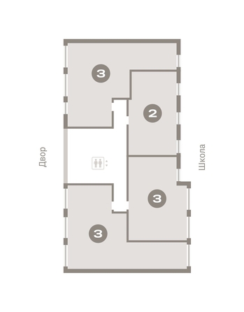 
   Продам 3-комнатную, 136.2 м², Европейский берег, дом 45

. Фото 1.