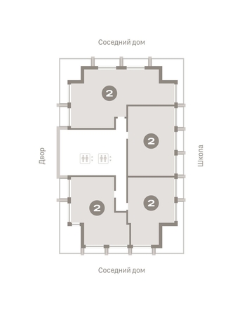 
   Продам 2-комнатную, 128.37 м², Европейский берег, дом 45

. Фото 1.