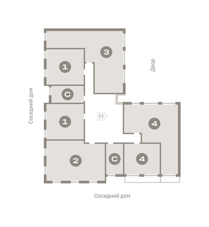 
  Продается 1-комн. квартира, 46.59 м², ЖК Европейский берег, дом 45
. Фото 1.
