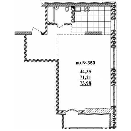 
   Продам 3-комнатную, 77.16 м²,  Римский квартал, 2 очередь

. Фото 1.