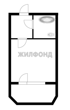 
  Продается студия, 17.9 м², Одоевского ул, д. 1/9
. Фото 16.