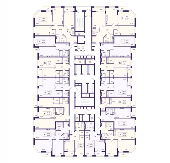 
  Продается 2-комн. квартира, 75.81 м², ЖК Астон. Шесть звёзд, 2
. Фото 1.