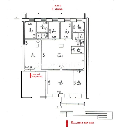 
   Сдам помещение свободного назначения, 77 м², 

. Фото 17.