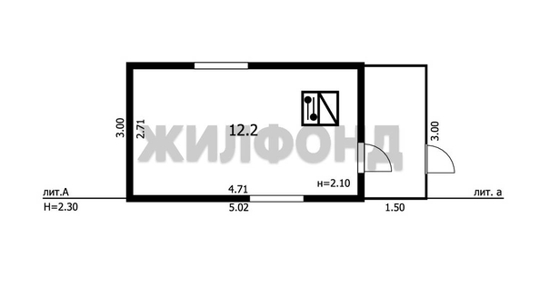 
   Продам дом, 15.4 м², Новосибирск

. Фото 4.