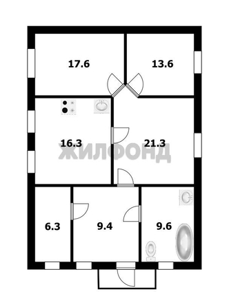 
   Продам дом, 94.1 м², Чернаково

. Фото 14.
