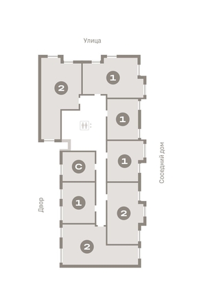 
   Продам 2-комнатную, 66.56 м², Пшеница, 6.1

. Фото 1.