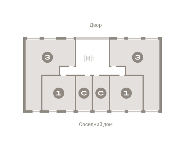 
   Продам 1-комнатную, 43.17 м², Европейский берег, дом 45

. Фото 1.