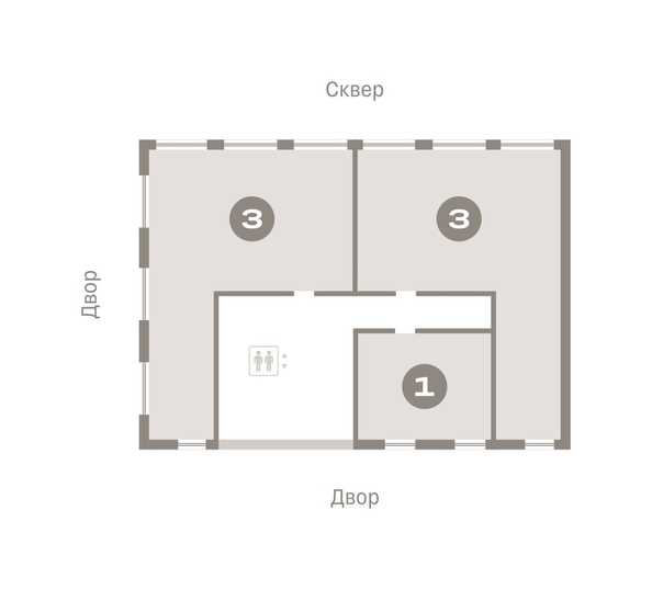 
   Продам 3-комнатную, 86.52 м², Европейский берег, дом 45

. Фото 1.