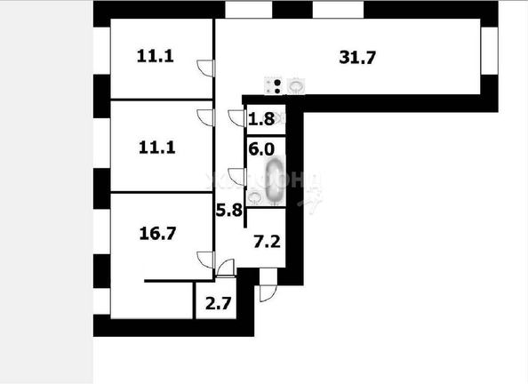 
   Продам 4-комнатную, 92.1 м², Владимира Заровного ул, 34

. Фото 32.