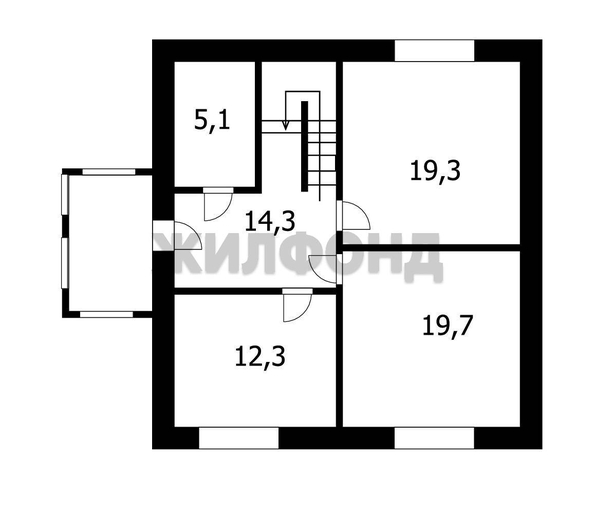 
   Продам дом, 159.4 м², Новосибирск

. Фото 38.
