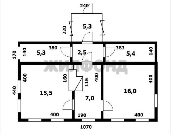
   Продам дом, 40 м², Абрашино

. Фото 23.