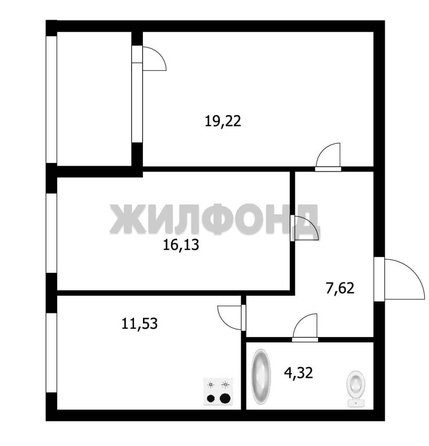 
  Продается 2-комн. квартира, 60 м², ЖК На Рябиновой
. Фото 2.