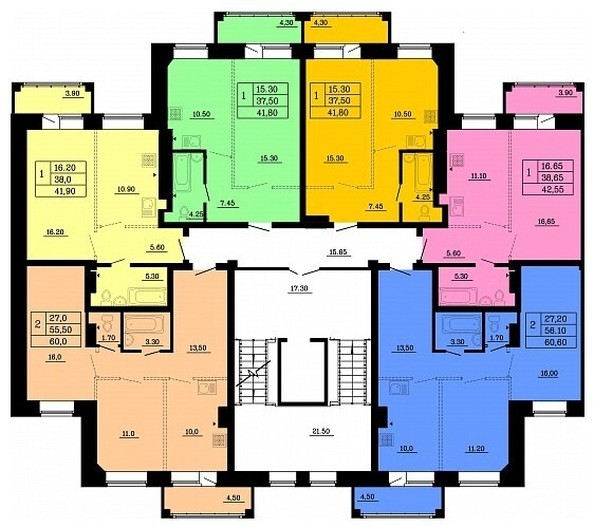 
   Продам 1-комнатную, 42.5 м², Малиновского, дом 16, корпус 2, этап 1

. Фото 9.