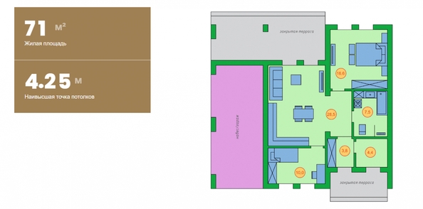 
   Продам дом, 71 м², Усть-Заостровка

. Фото 1.