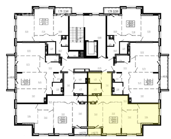 
   Продам 3-комнатную, 89.2 м², Звездова ул, 54

. Фото 2.