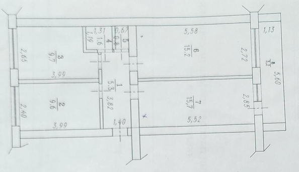 
   Продам 3-комнатную, 58 м², Юбилейная ул, 20

. Фото 9.