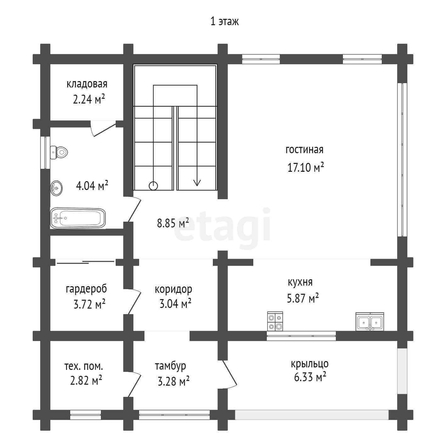 
   Продам дом, 120 м², Красноярка

. Фото 2.