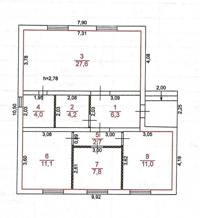 
   Продам дом, 80 м², Усть-Заостровка

. Фото 7.