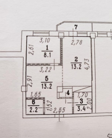 
   Продам 1-комнатную, 41 м², Архитекторов б-р, 13

. Фото 15.