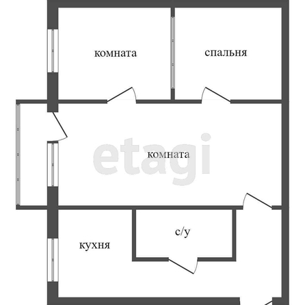 
  Продается 3-комн. квартира, 61 м², Волгоградская ул, д. 12Б
. Фото 5.