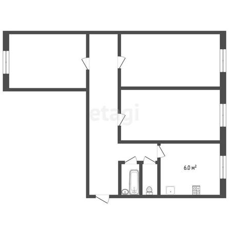 
  Продается 3-комн. квартира, 61.8 м², Советская ул, д. 7
. Фото 5.